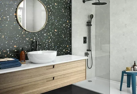 سرامیک کف دستشویی با طراحی مقاوم و تمیزکاری آسان